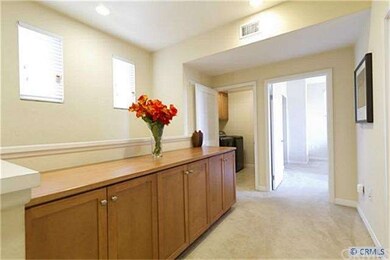 Upstairs storage near separate laundry room
