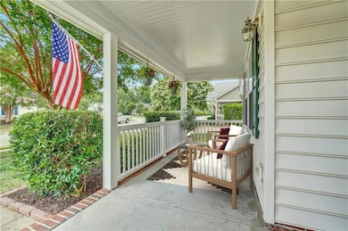 Covered front porch