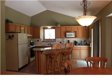 Lovely vaulted kitchen with lots of updates; islan