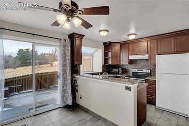 Dinner area walks out to private enclosed deck