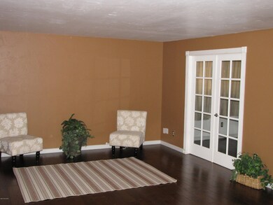 French door to 2nd bedroom/office