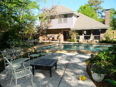 Rear View with pool