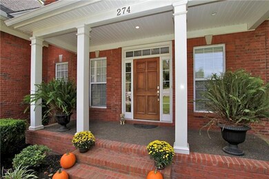Large covered front porch!