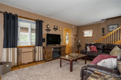 Living Room view highlighting the decorative front