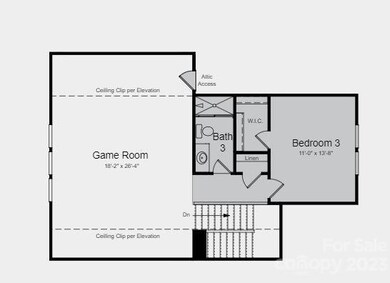 Structural options added include tray ceilings at foyer and owner’s suite, 4’ garage extension, metal roof in place of shingles, game room with attic suite, extended screened outdoor living, windows at bath 2, fireplace, and utility sink in garage.
