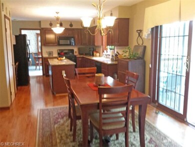 Kitchen and eating area