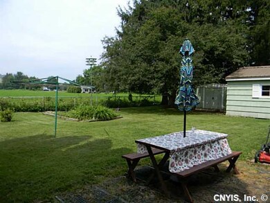Yard. Fenced back yard.