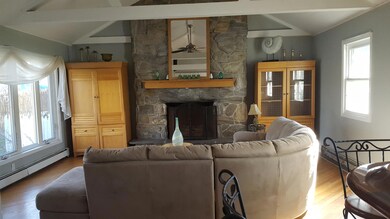 Family Room with gas fireplace
