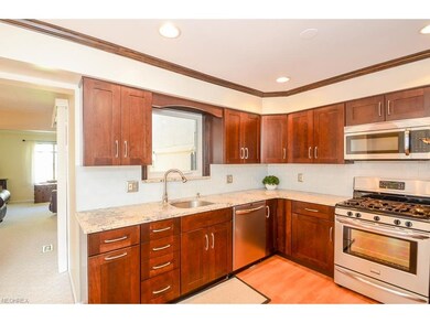 Freshly renovated kitchen with granite