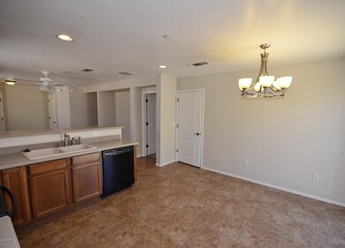 In-kitchen dining area