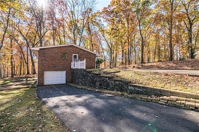 Huge side yard. Upper door enters into the kitchen