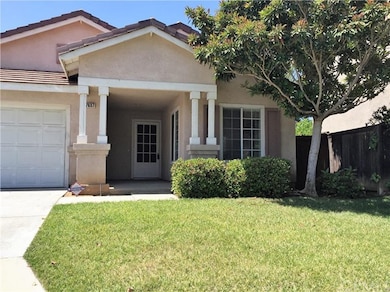 Front yard with covered entry
