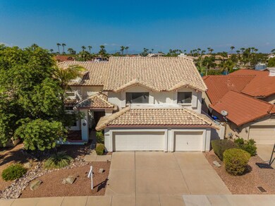 Drone view of home
