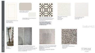 Design Selection.  Home is under construction and selections are subject to change.