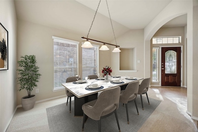 Formal dining- Virtually staged