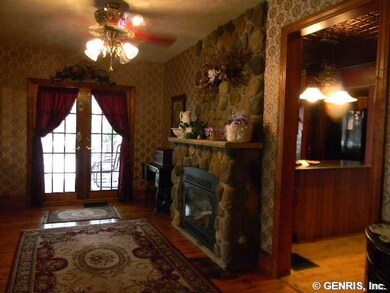 Living Room. Enter a spacious gathering room w/gas