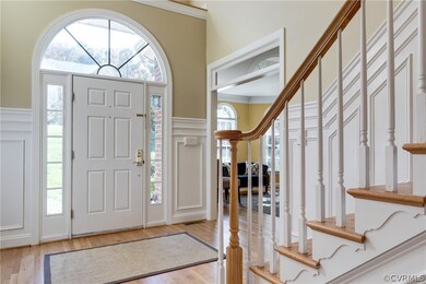 Foyer looking into the living area.