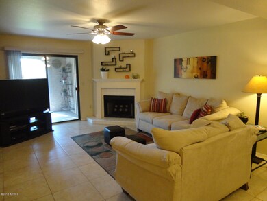 Living Room with door to patio