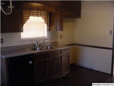 kitchen has built-in dishwasher