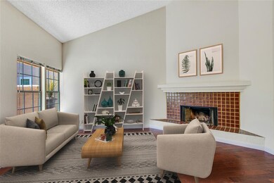 Virtual staging of the living room