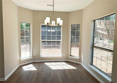 Enjoy meals surrounded by natural light in this br