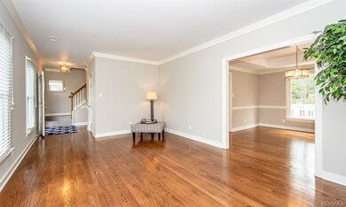Looking from the Living room into the Dining room
