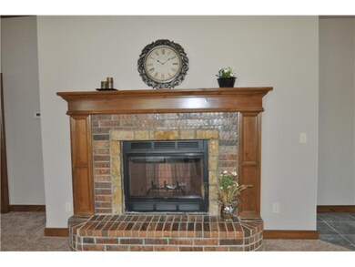 Living Room. View of fireplace