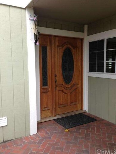brick patio in front