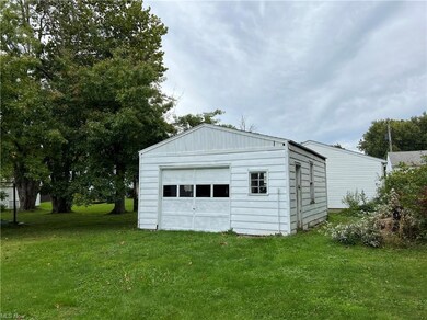 1+ car detached garage.  18 x 21