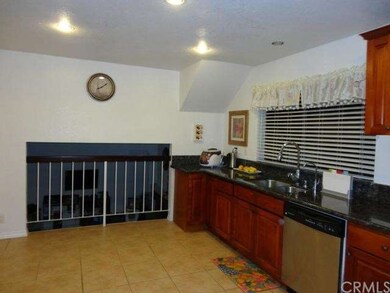 over looking family room from kitchen