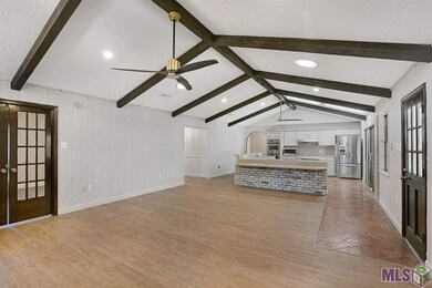 The kitchen and large den are so open! Great for e