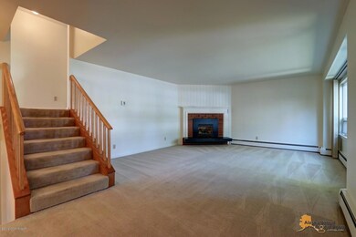 Living Room w/gas insert FP
