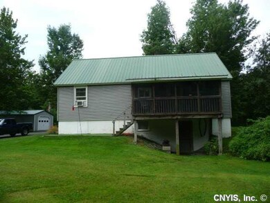 Exterior Back screened porch(deck)