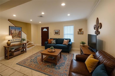 Digitally Staged Living Room