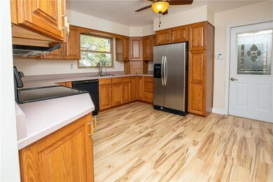 All appliances stay with the house, new ceiling fa