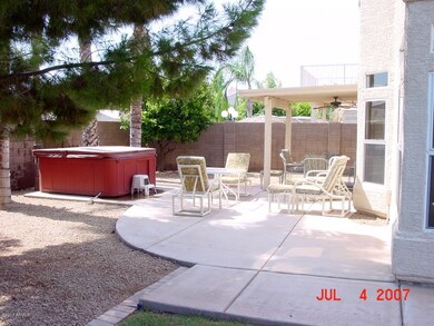 Back Yard showing Covered Patio