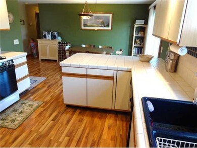Kitchen. View into hallway....looks like we have a