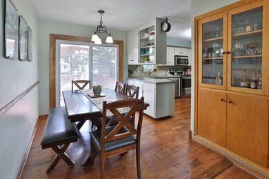 Informal dining area.  Check-out the built-in cabi
