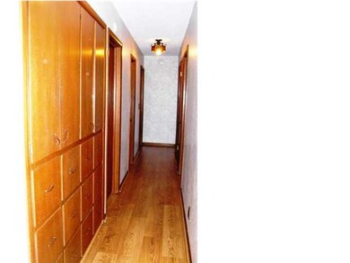 Hallway offers lots of storage