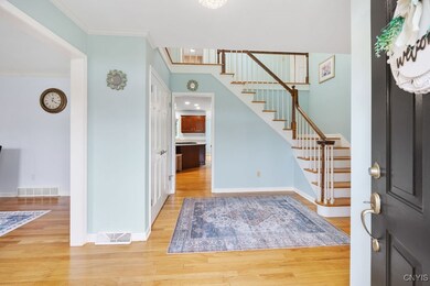 An inviting entry-way welcomes you into the home.