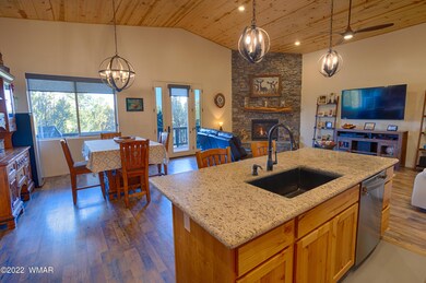 Kitchen into Dining & Great Room