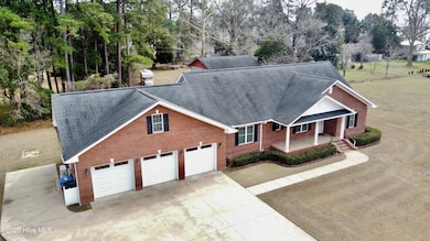 Aerial view of front of property