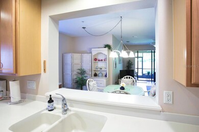 Pass thru from kitchen to dining room.