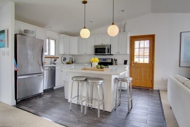 Extra storage with the center island, and addition