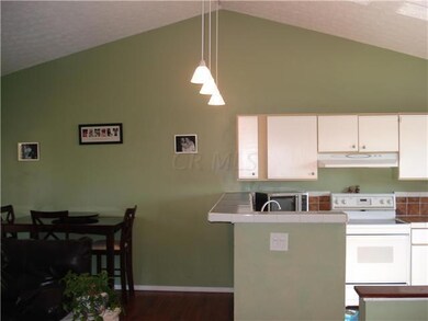 Dining area open to kitchen