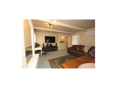 Great Room with roughed-in wet bar area.