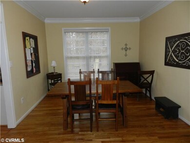 Dining Room - Large window with custom faux wood b