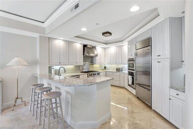 Bright kitchen with plenty of counter space & brea