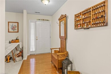 Wood floors in Foyer