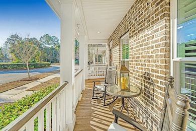 Welcoming front porch